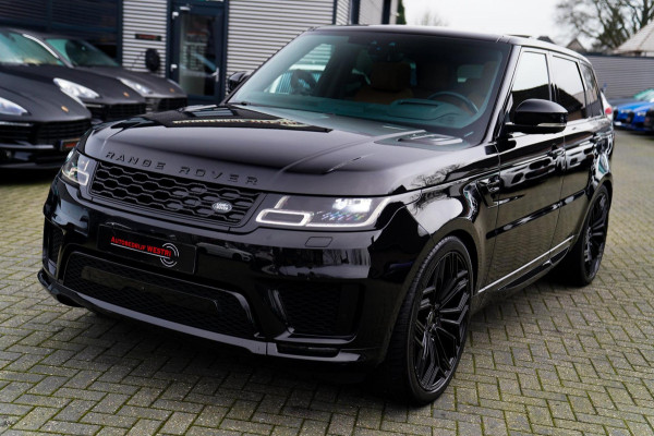 Land Rover Range Rover Sport P400e HSE Dynamic Stealth | 23 inch | Panorama | HuD | Two Tone Leder | Adaptieve Cruise | DVD Achter