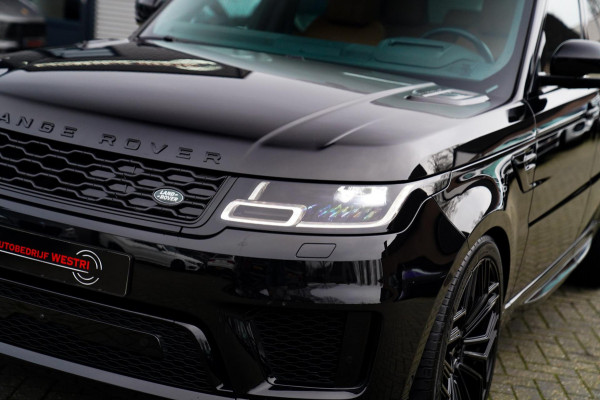 Land Rover Range Rover Sport P400e HSE Dynamic Stealth | 23 inch | Panorama | HuD | Two Tone Leder | Adaptieve Cruise | DVD Achter