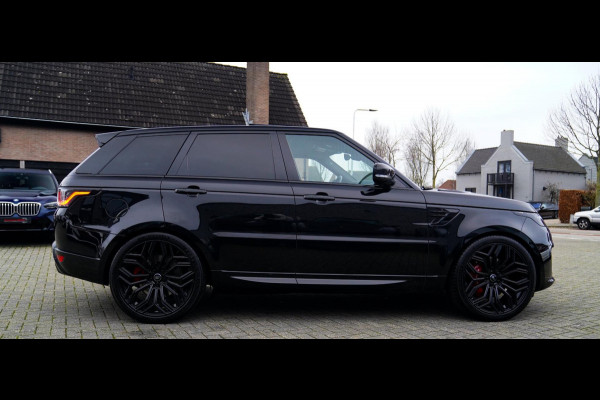 Land Rover Range Rover Sport P400e HSE Dynamic Stealth | 23 inch | Panorama | HuD | Two Tone Leder | Adaptieve Cruise | DVD Achter