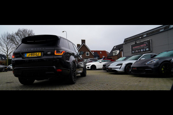 Land Rover Range Rover Sport P400e HSE Dynamic Stealth | 23 inch | Panorama | HuD | Two Tone Leder | Adaptieve Cruise | DVD Achter