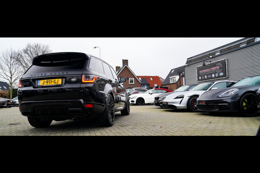Land Rover Range Rover Sport P400e HSE Dynamic Stealth | 23 inch | Panorama | HuD | Two Tone Leder | Adaptieve Cruise | DVD Achter
