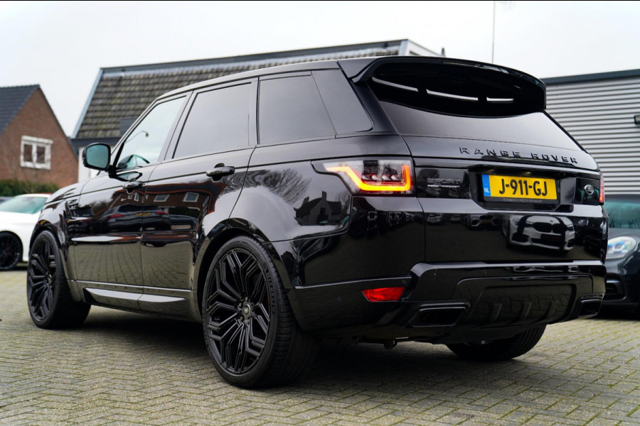 Land Rover Range Rover Sport P400e HSE Dynamic Stealth | 23 inch | Panorama | HuD | Two Tone Leder | Adaptieve Cruise | DVD Achter