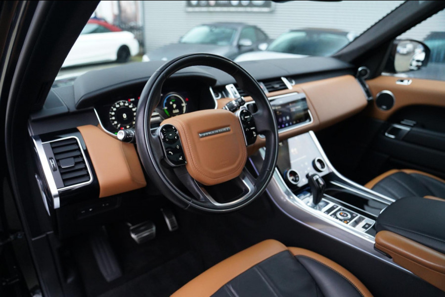 Land Rover Range Rover Sport P400e HSE Dynamic Stealth | 23 inch | Panorama | HuD | Two Tone Leder | Adaptieve Cruise | DVD Achter