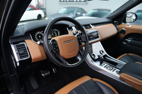 Land Rover Range Rover Sport P400e HSE Dynamic Stealth | 23 inch | Panorama | HuD | Two Tone Leder | Adaptieve Cruise | DVD Achter