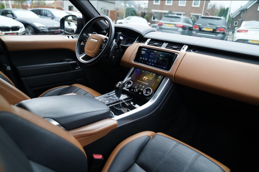 Land Rover Range Rover Sport P400e HSE Dynamic Stealth | 23 inch | Panorama | HuD | Two Tone Leder | Adaptieve Cruise | DVD Achter