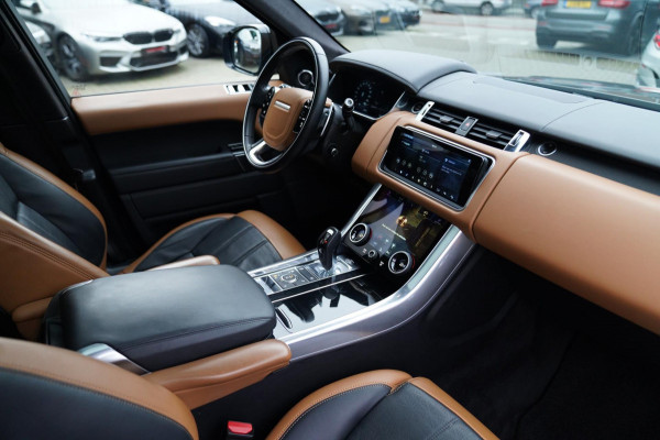 Land Rover Range Rover Sport P400e HSE Dynamic Stealth | 23 inch | Panorama | HuD | Two Tone Leder | Adaptieve Cruise | DVD Achter