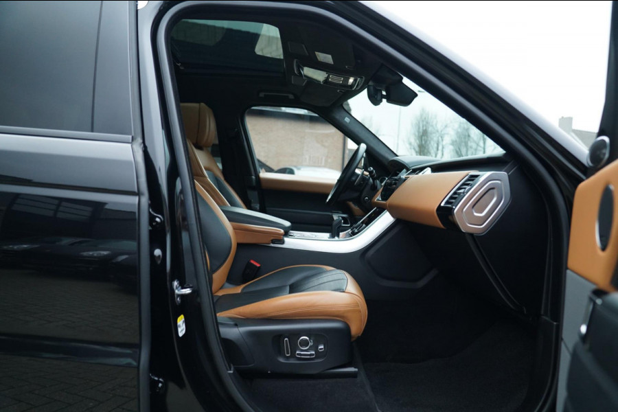 Land Rover Range Rover Sport P400e HSE Dynamic Stealth | 23 inch | Panorama | HuD | Two Tone Leder | Adaptieve Cruise | DVD Achter