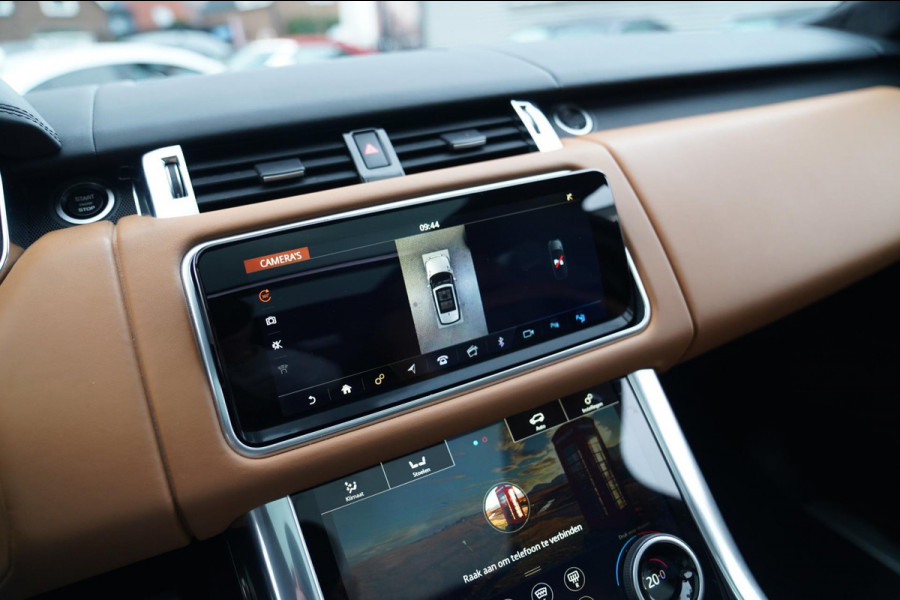 Land Rover Range Rover Sport P400e HSE Dynamic Stealth | 23 inch | Panorama | HuD | Two Tone Leder | Adaptieve Cruise | DVD Achter