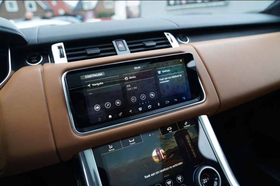 Land Rover Range Rover Sport P400e HSE Dynamic Stealth | 23 inch | Panorama | HuD | Two Tone Leder | Adaptieve Cruise | DVD Achter