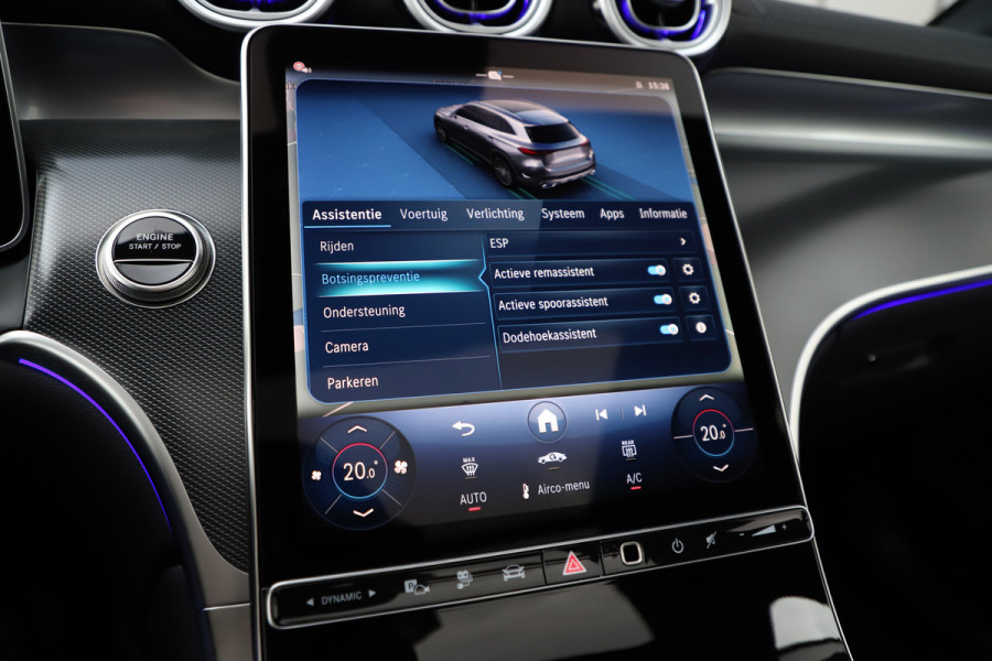 Mercedes-Benz GLC 300e AMG 4-Matic | 313PK | Pano | Keyless-go | Sfeerverlichting | Stuurwielverw. | Digital-light | Trekhaak | Distronic | 2024.