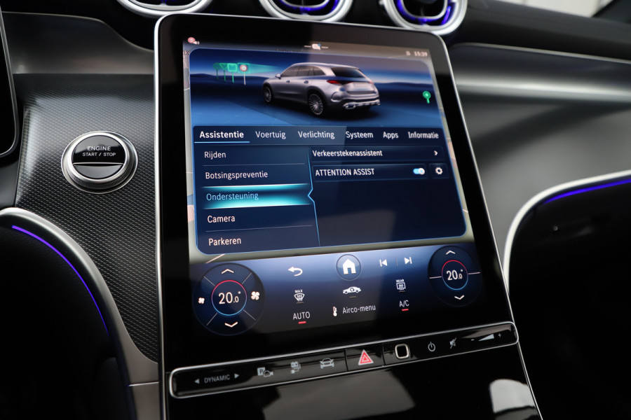 Mercedes-Benz GLC 300e AMG 4-Matic | 313PK | Pano | Keyless-go | Sfeerverlichting | Stuurwielverw. | Digital-light | Trekhaak | Distronic | 2024.