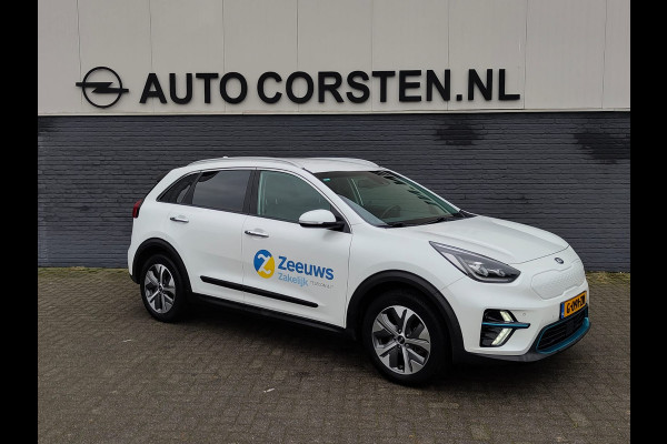 Kia e-Niro Executive 64kWh SOH 100% Leer Elek.Stoel+Memory Warmtepomp Pdc Navi Ecc Camera Apple Carplay Android Auto Stoelverwarming+Koeling Stuurverwarming Lmv Privacy Glas DAB Vess Lane Assist Blind Spot 1e Eigenaar Origineel Nederlandse Auto Zeer compleet!