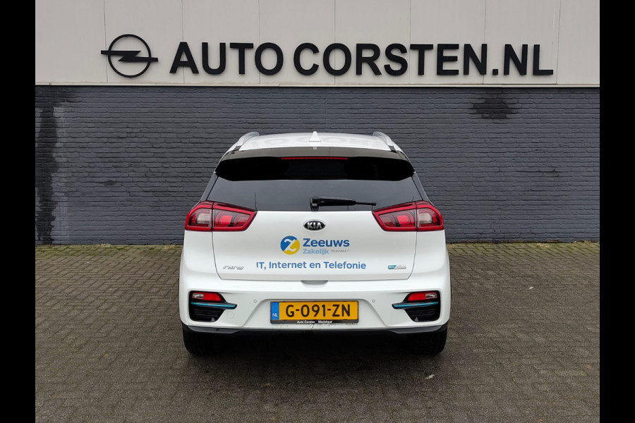 Kia e-Niro Executive 64kWh SOH 100% Leer Elek.Stoel+Memory Warmtepomp Pdc Navi Ecc Camera Apple Carplay Android Auto Stoelverwarming+Koeling Stuurverwarming Lmv Privacy Glas DAB Vess Lane Assist Blind Spot 1e Eigenaar Origineel Nederlandse Auto Zeer compleet!