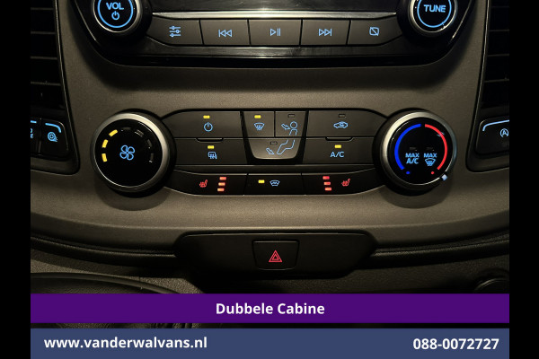 Ford Transit Custom 2.0 TDCI 131pk L2H1 Dubbele Cabine Euro6 Airco | 6-Zits | Navigatie | LED | Apple Carplay | Cruisecontrol Android Auto, Parkeersensoren, Stoelverwarming, Verwarmde voorruit, 2800kg trekvermogen