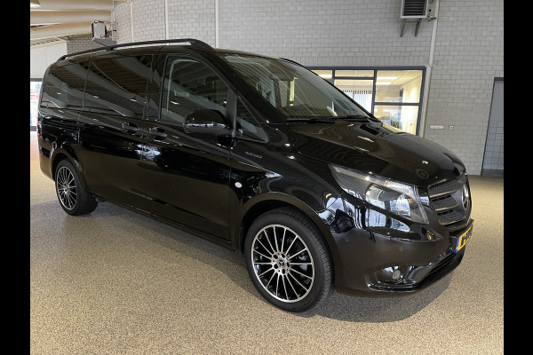 Mercedes-Benz EVITO TOURER PRO L2 / 100% electrisch / zero emissie / 7 persoons / vaste prijs rijklaar € 27.950 ex btw / € 33.819,50 incl btw / lease vanaf € 456 / leer / electrische deuren L+R / zwart metallic