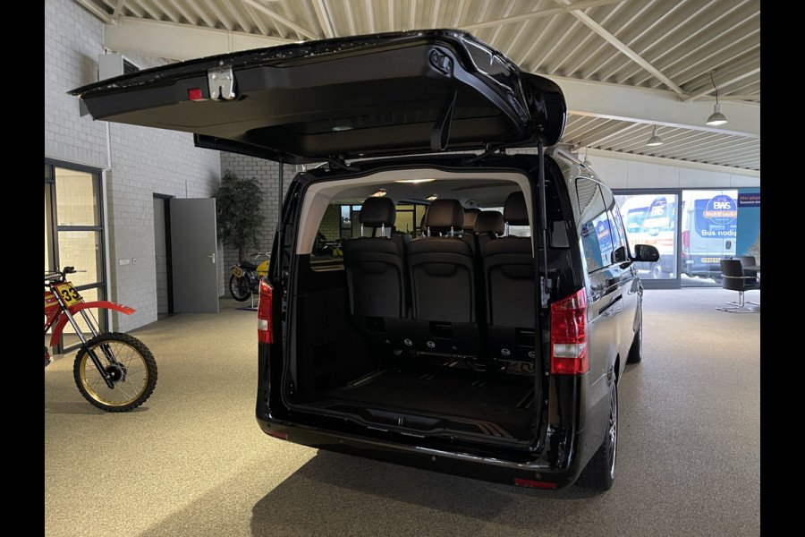 Mercedes-Benz EVITO TOURER PRO L2 / 100% electrisch / zero emissie / 7 persoons / vaste prijs rijklaar € 27.950 ex btw / € 33.819,50 incl btw / lease vanaf € 456 / leer / electrische deuren L+R / zwart metallic