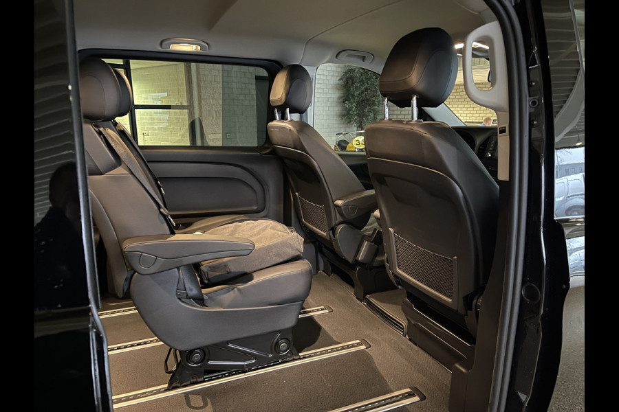 Mercedes-Benz EVITO TOURER PRO L2 / 100% electrisch / zero emissie / 7 persoons / vaste prijs rijklaar € 27.950 ex btw / € 33.819,50 incl btw / lease vanaf € 456 / leer / electrische deuren L+R / zwart metallic