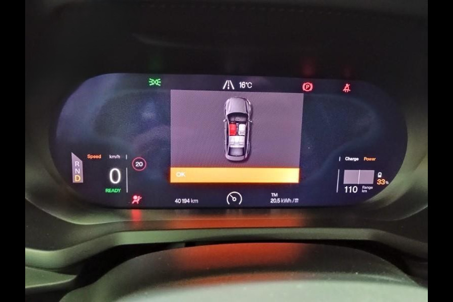 Polestar 2 Long Range Single Motor 78 kWh Panoramadak, Pluspakket, LMV 20'' 4-V Spoke Black Diamond wordt verwacht