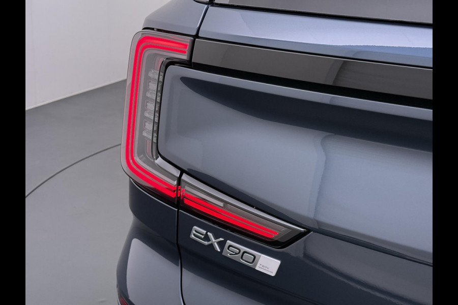 Volvo EX90 Twin Motor Performance Ultra 7p. 111 kWh AWD | MEGA VOL! | WLTP 624km | onderhoudscontract t/m 01-2030 (CAREPACK)| fabrieksgarantie t/m 01-2027 | 69500 ex BTW