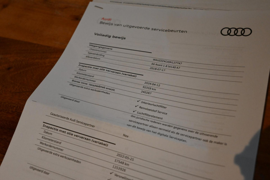 Audi A6 Avant 1.8 TFSI ultra 190 PK Adaptive Trekhaak Pano Half/Leer PDC 19'' S-Line