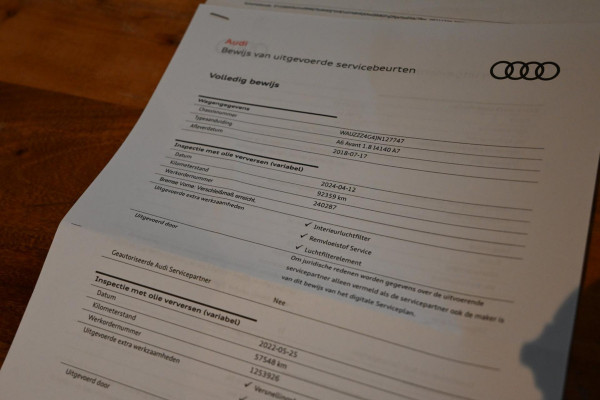 Audi A6 Avant 1.8 TFSI ultra 190 PK Adaptive Trekhaak Pano Half/Leer PDC 19'' S-Line