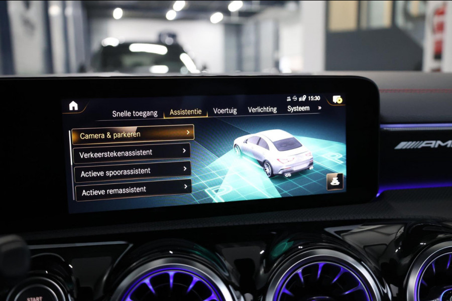 Mercedes-Benz AMG CLA 45 BTW/MULTIBEAM/VIRTUAL/SFEER/KUIP+MEMORY/19" LMV/CAM/ACC/ECC/12 MND GARANTIE