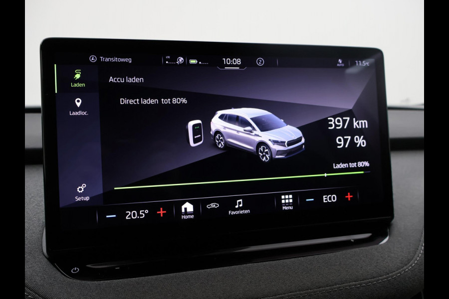 Škoda ENYAQ iV 80 - 204 PK + SFEERVERLICHTING | CAMERA | STUURWIELVERW. | CARPLAY