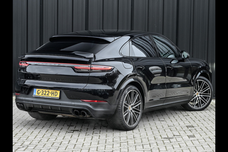 Porsche Cayenne Coupé 3.0 E-Hybrid · Sport chrono · NL-auto · Panoramadak · Bose sound · Keyless · 360 Camera · 4 Wheel steering · Adaptive cruise · M