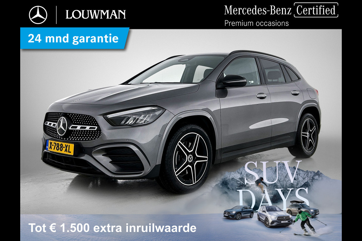 Mercedes-Benz GLA 250 e AMG Plug-In Hybride 5 spaaks lichtmetalen velgen | Navigatie | Parking support met camera | Inclusief 24 maanden MB Certified garantie voor Europa.