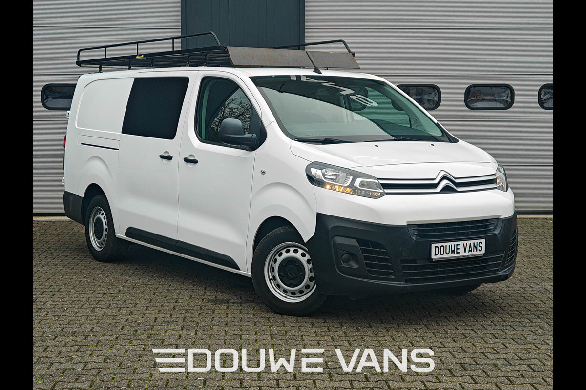 Citroën Jumpy Club XL imperiaal Trekhaak 6 Persoons Airco Cruise Dubbel Cabine Navigatie