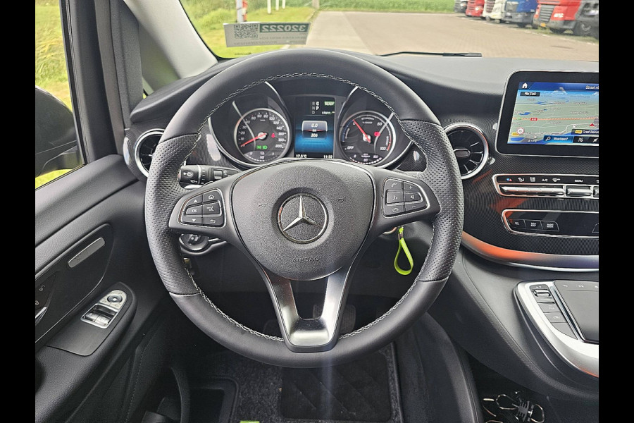 Mercedes-Benz Eqv 300 L3 90 kWh 8-Persoons Mbux + Navi Elektrische-Zijdeuren LED Bumpers-Kleur!