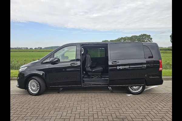 Mercedes-Benz Eqv 300 L3 90 kWh 8-Persoons Mbux + Navi Elektrische-Zijdeuren LED Bumpers-Kleur!