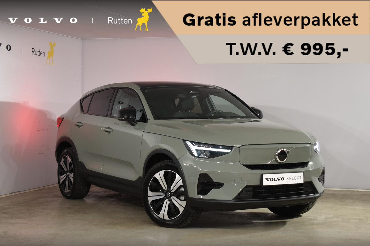 Volvo C40 231PK Single Motor 70 kWh Plus Dark / Navigatie / Camera / Parkeersensoren / Stoelverwarming / Stuurverw. / Adaptieve Cruise Control / LM Velgen /