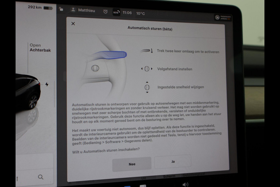 Tesla Model Y LONG RANGE AWD 75 kWh 351 PK BTW + 360 CAMERA | PANORAMA | AUTOPILOT | LEDER  STOELVERW. V+A