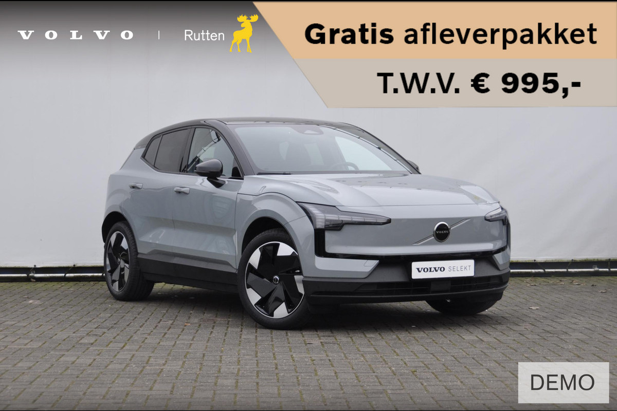 Volvo EX30 428PK Automaat Twin Motor Performance Plus /Adaptieve Cruise Control/ Dodehoek Detectie / Parkeersensoren voor en achter/ Achteruitrijcamera/ Warmtepomp/ Google Services/
