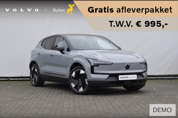 Volvo EX30 428PK Automaat Twin Motor Performance Plus /Adaptieve Cruise Control/ Dodehoek Detectie / Parkeersensoren voor en achter/ Achteruitrijcamera/ Warmtepomp/ Google Services/