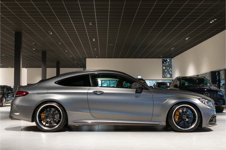 Mercedes-Benz C-Klasse Coupé AMG 63 S Ceramic|Matte lak|Aerodynamica|Full Carbon|Performance stoelen|Burmester|BTW