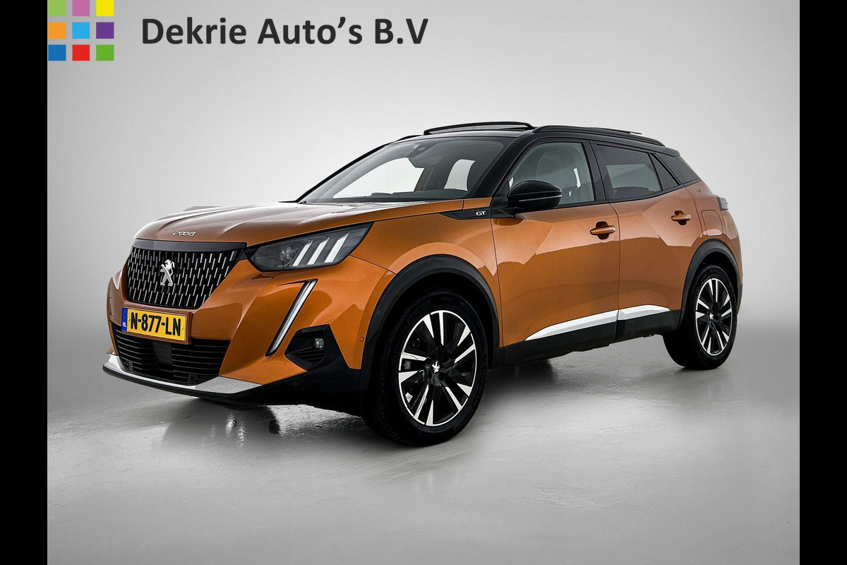 Peugeot 2008 1.2 131PK Automaat / GT Pack / Panoramadak / Trekhaak /  HiFi-systeem FOCAL /1/2 Leder / Naviagatie  /  Pdc+Camera / / Apk nieuw