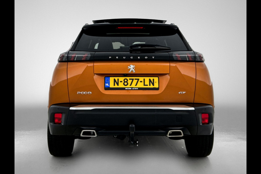 Peugeot 2008 1.2 131PK Automaat / GT Pack / Panoramadak / Trekhaak /  HiFi-systeem FOCAL /1/2 Leder / Naviagatie  /  Pdc+Camera / / Apk nieuw