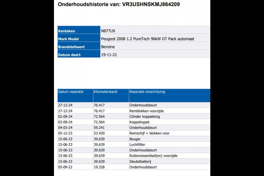 Peugeot 2008 1.2 131PK Automaat / GT Pack / Panoramadak / Trekhaak /  HiFi-systeem FOCAL /1/2 Leder / Naviagatie  /  Pdc+Camera / / Apk nieuw