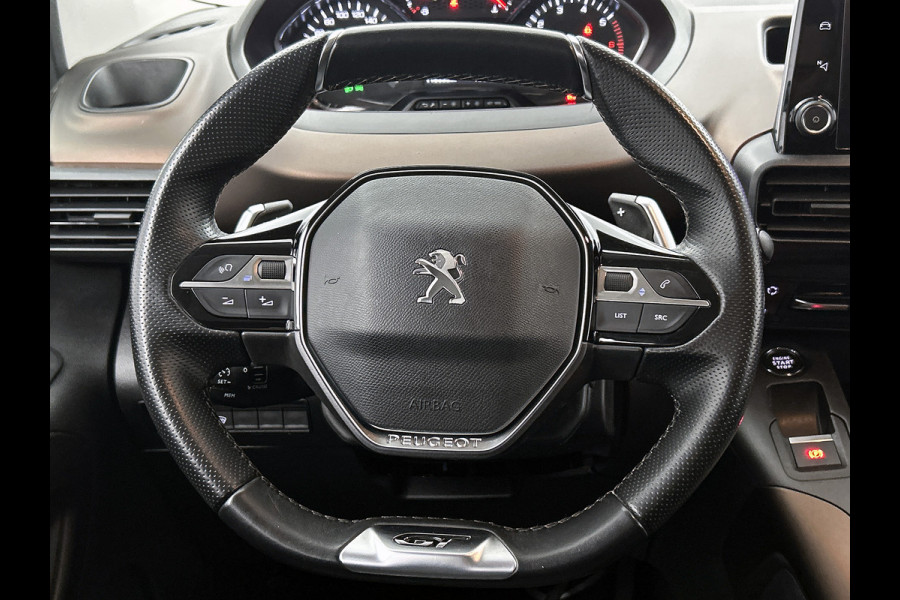 Peugeot Rifter Long 1.2 131PK Automaat GT 7pers. * Distributie vv.bij 95Dkm * / Trekhaak / Airco-ecc. / Pdc+Camera / Navigatie / 2xSchuifdeur / Apk 03-2027