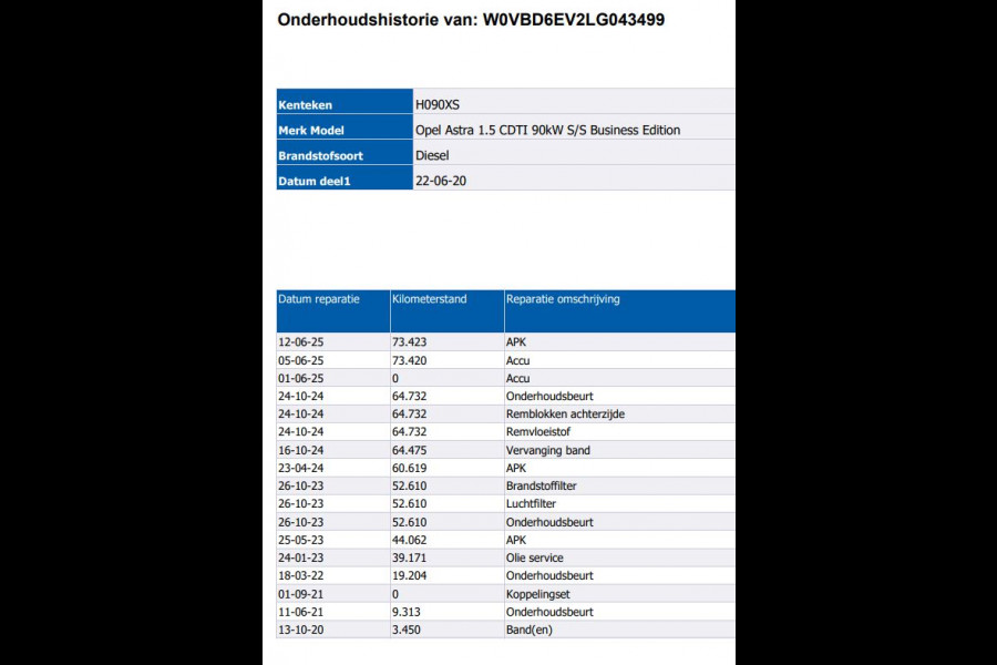 Opel Astra 1.5 CDTI 123PK 5Drs. Business Edition / Navigatie / Pdc.A / Airco / Radio multimedia / Apk 06-2026