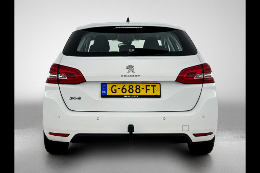 Peugeot 308 SW 1.2 111PK PureTech Active * Distributie vv bij 85Dkm.* / Trekhaak / Navigatie / Airco-ecc./ Pdc./ Radio multimedia / / Apk 02-2028