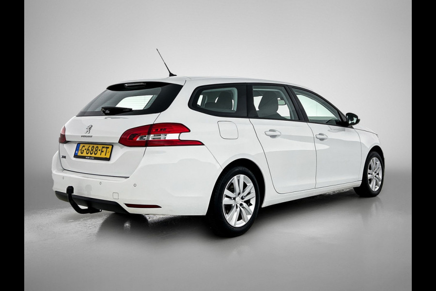 Peugeot 308 SW 1.2 111PK PureTech Active * Distributie vv bij 85Dkm.* / Trekhaak / Navigatie / Airco-ecc./ Pdc./ Radio multimedia / / Apk 02-2028