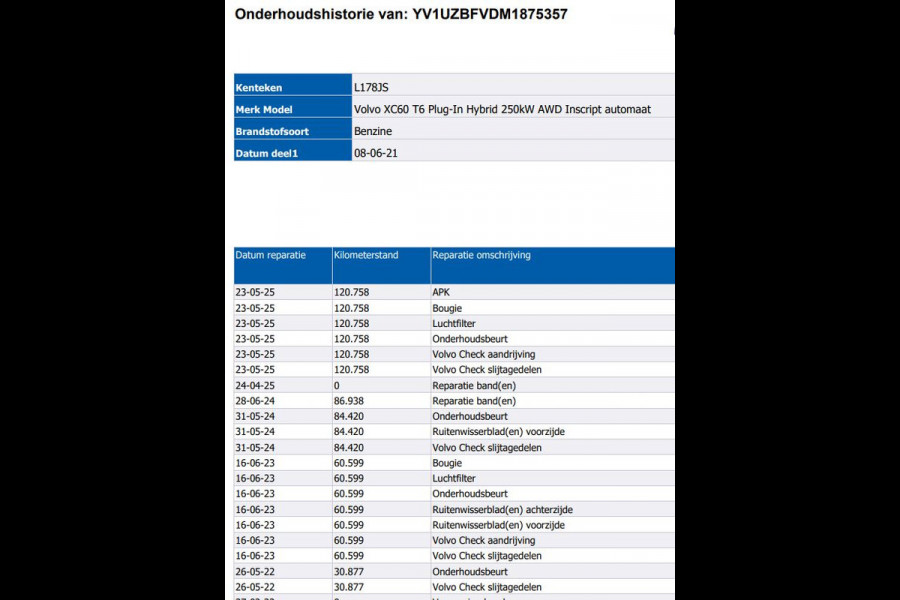 Volvo XC60 2.0 T6 250KW AWD hybrid Inscription / Panoramadak / Trekhaak / Leder lux./Stuur-Stoelverw / Pdc+camera / Audio & Park Ass./ Lighting / Apk 06-2027
