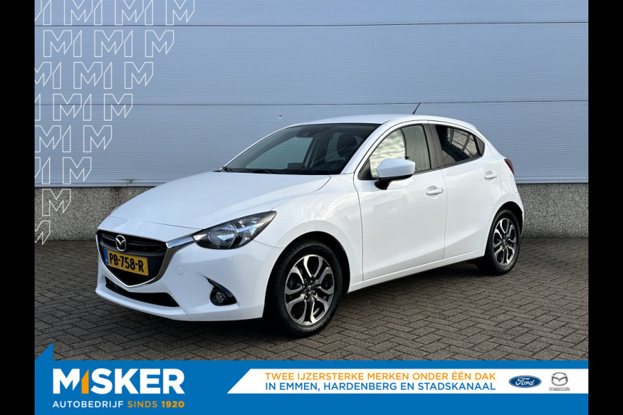 Mazda 2 1.5 Skyactiv-G GT-Mline Navigatie, PDC, Cruise, NAP.