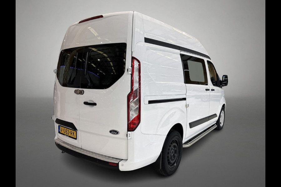Ford Transit Custom 340 2.0 TDCI Automaat Euro6 131PK H2 Trend 3Pers. *ideaal voor Camper* Navigatie / Pdc./ Airco / Safety&Comfort pack / Driver assist / Stoelverwarming / Distributie vv.bij 36.126 KM / / Apk 11-2026