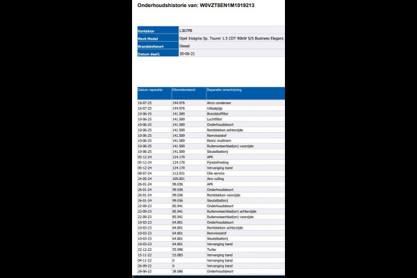 Opel Insignia Sports Tourer 1.5 CDTI 123PK Business Elegance / Leder / Trekhaak / Camera / Stoel-Stuurverwarming / Xenon / Airco-ecc. / Apk 01-2026