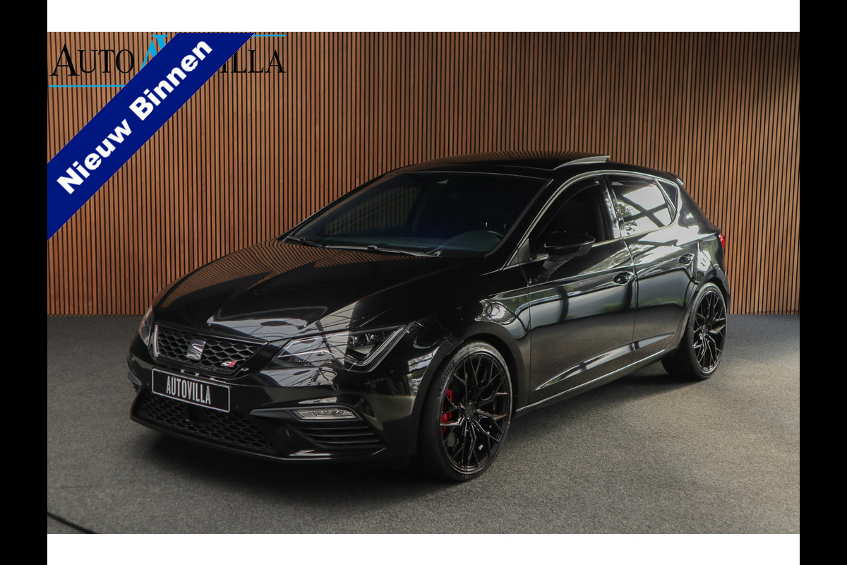 Seat Leon 2.0 TSI CUPRA 300 Panodak Navi Climate Leer Camera Carplay PDC Zwarte binnenhemel LED LM velgen