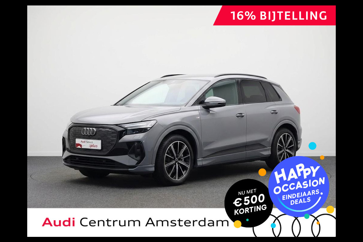 Audi Q4 e-tron 45 S Edition 82 kWh 286pk | 20 inch lichtmetalen velgen | Adaptieve cruise controle | Optiek pakket zwart |